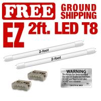 EZ T8 LED 2' Kits